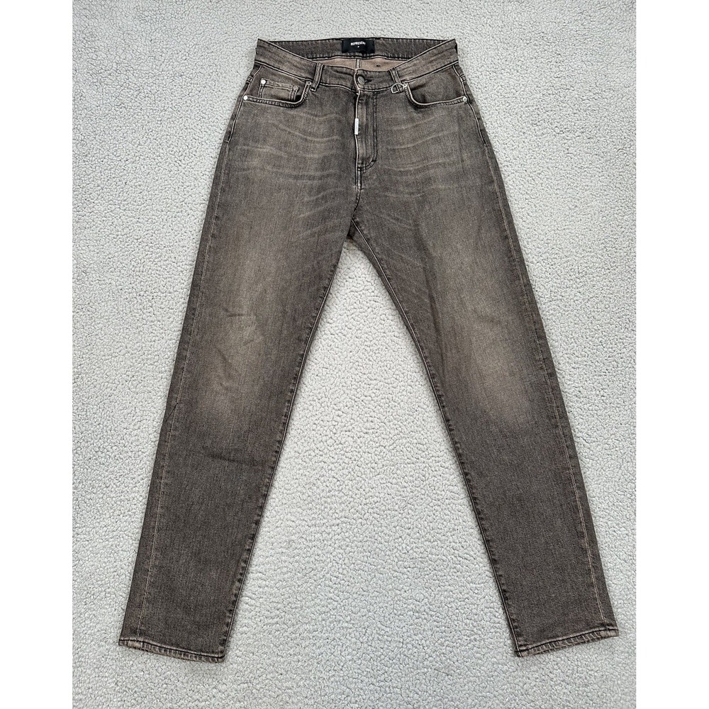 Represent Clothing Baggy Jeans Men's 31x32 Dark Taupe Straight Urban Hip Hop